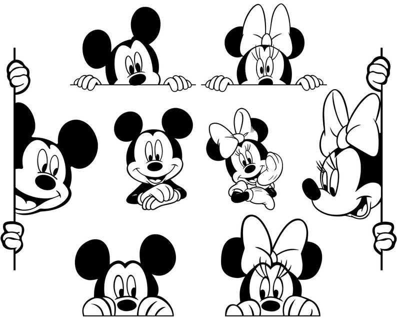 Minnie Mouse Svg Mickey Mouse Svg Disney Character Clipart All Of Need