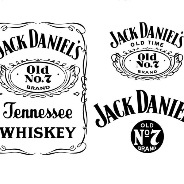 JACK DANIELS SVG | EPS | PNG Pack – 3 Jack Daniels Logos | Jack Daniels ...